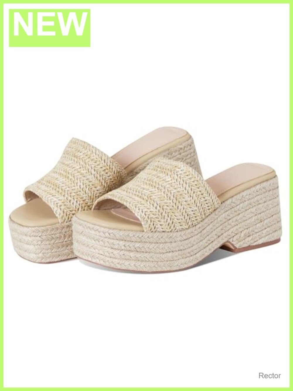 Women's Open Toe Platform Espadrille Wedge Sandals Ankle Strap Slip On Faux